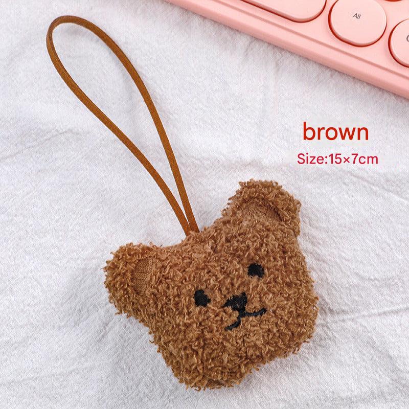 plush keychain cute animal charm