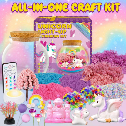 glowing unicorn nightlight kit image