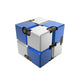 Riveted Infinite Magic Cube - Blue and Silver (Pack of 1)