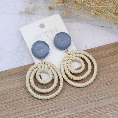 Colorful Boho Drop Earrings Image 2