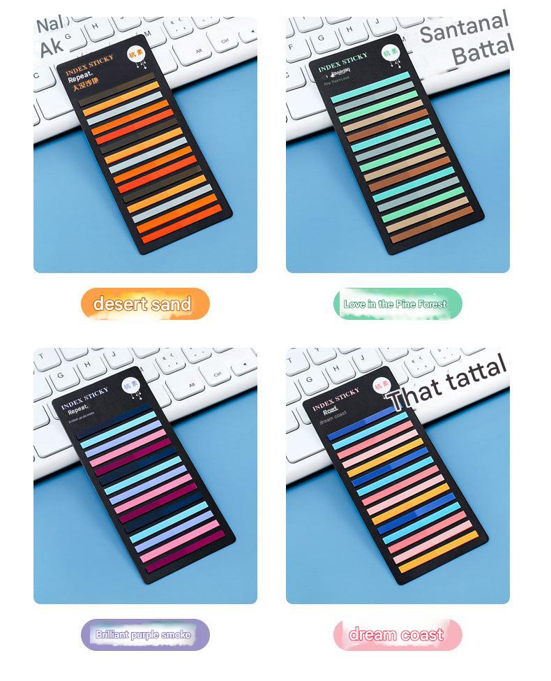 resealable colorful memo stickers