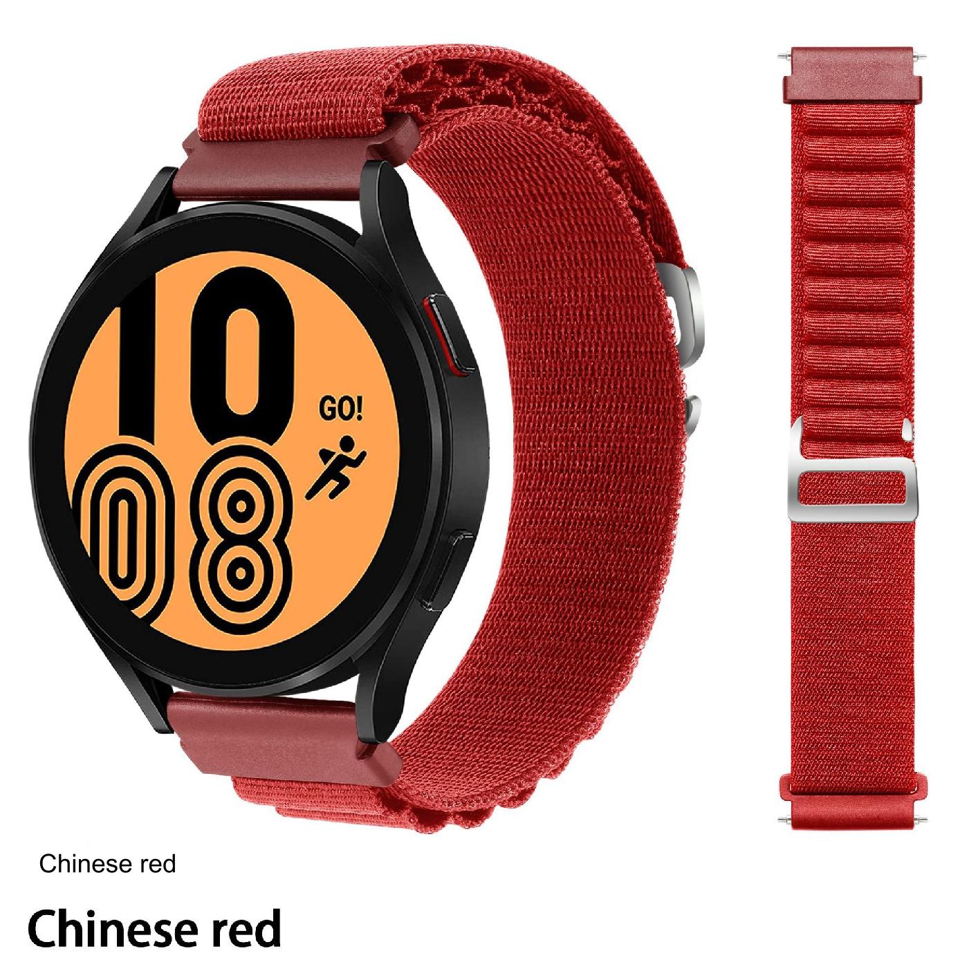 Premium Nylon Sport Band for Samsung Galaxy Watch 4/5/6 & Huawei GT3 - 18/20/22mm Adjustable Sizes