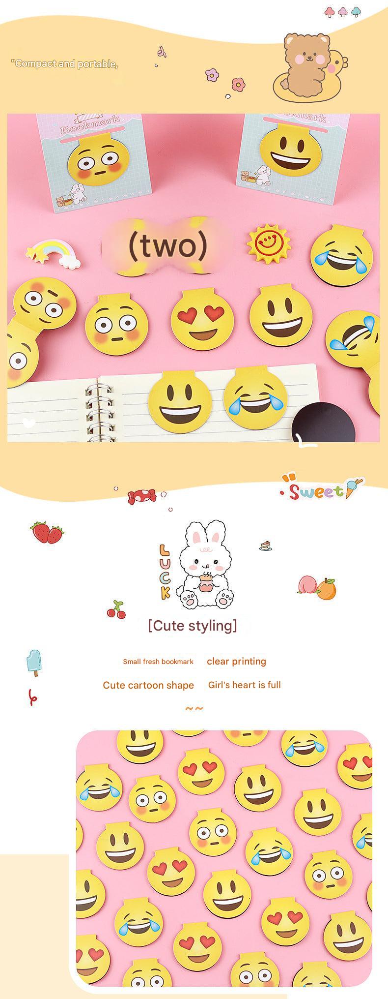 shiny eyes cartoon magnetic bookmark