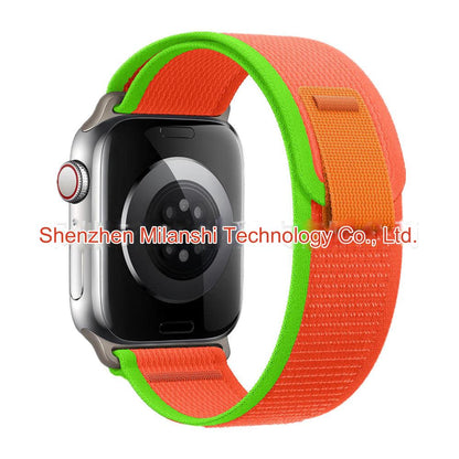 Durable Nylon Sport Strap for Apple Watch - Compatible with Ultra, Series 7 & More - Variety of Colors Available