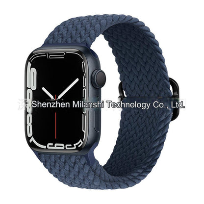 Premium Nylon Woven Watch Band for Apple Watch Series 4, 5, 6, 7, 8, SE, Ultra - Adjustable, Sporty Design