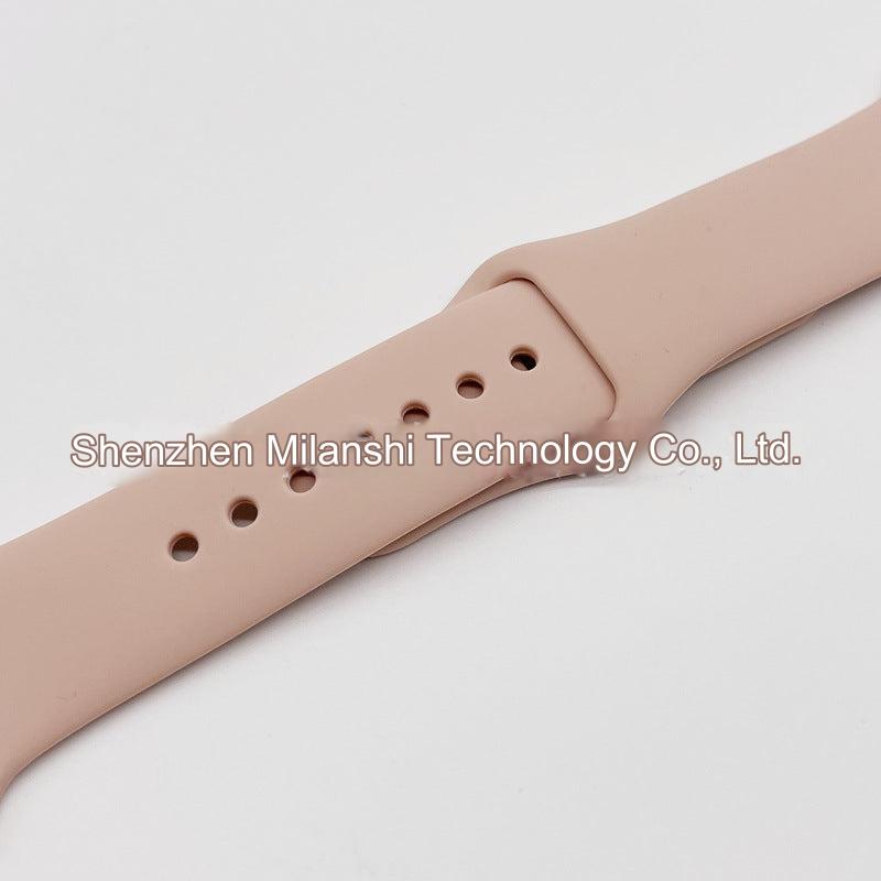 Premium Silicone Sports Watch Band for Apple Watch Series 4-9, SE, and Ultra 2 - Stylish, Durable, and Comfortable Replacement Straps