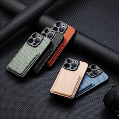 MagSafe-Compatible iPhone & Samsung Card Holder Case - Shockproof, Slim Design with Magnetic Stand - Leather & TPU - Multiple Colors Available