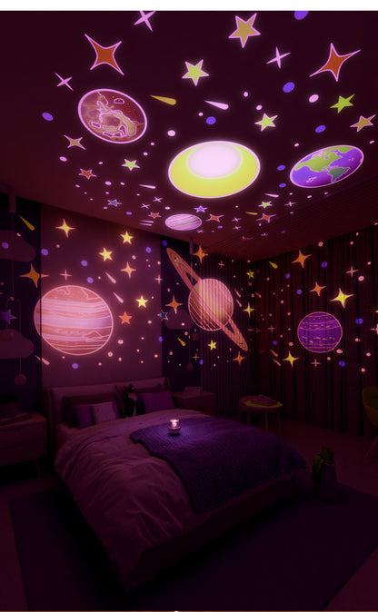 Bunny star night light projecting stars