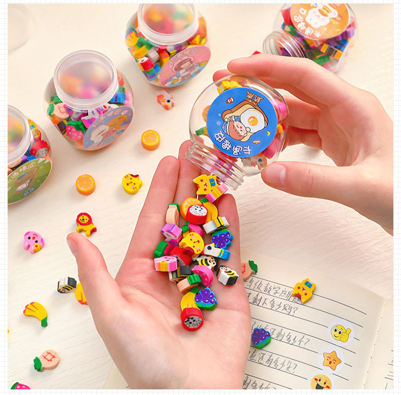 educational mini erasers school rewards