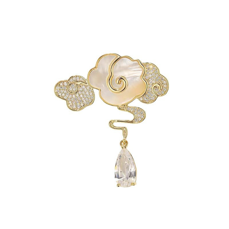 Trendy Crystal Brooch for Special Occasions
