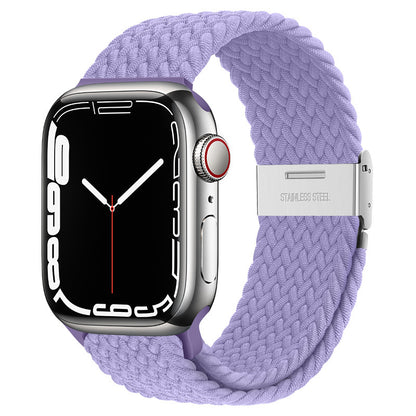 Premium Nylon Woven Strap for Apple Watch - Fits All Series and Sizes - Adjustable Buckle - Stylish and Durable