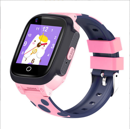 black kids smartwatch with camera and 4G