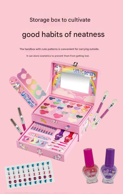 dual layer kids makeup kit