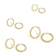 Line Diameter 2.0*6*8*10*12 Gold Four Pairs Set