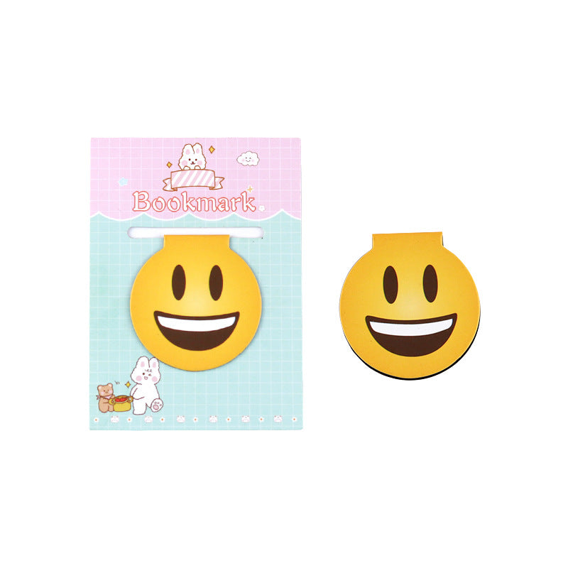 heart eyes cartoon magnetic bookmark