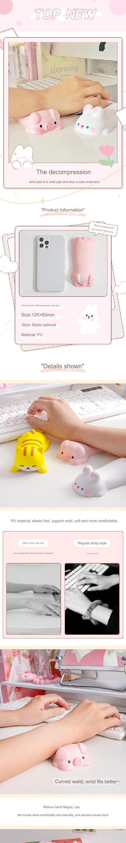 cartoon wrist rest pad