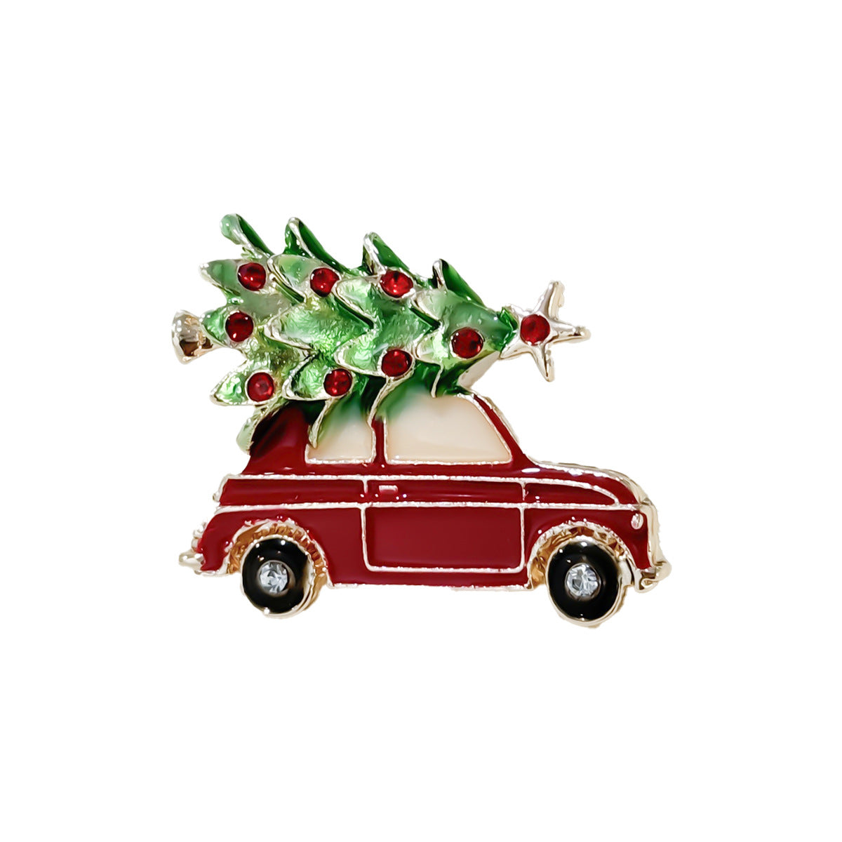 Christmas tree car brooch image 6