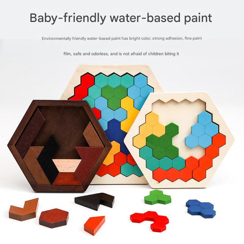 Colorful Wooden Puzzle Toy