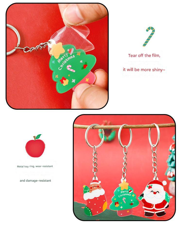 gingerbread man gift keychain