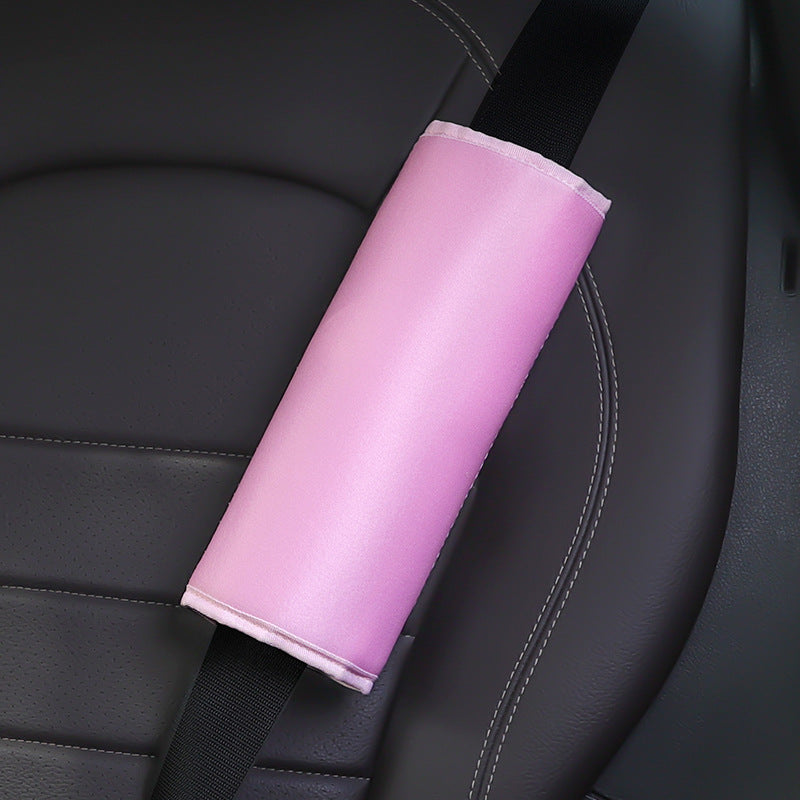 simple pink car seat cushion