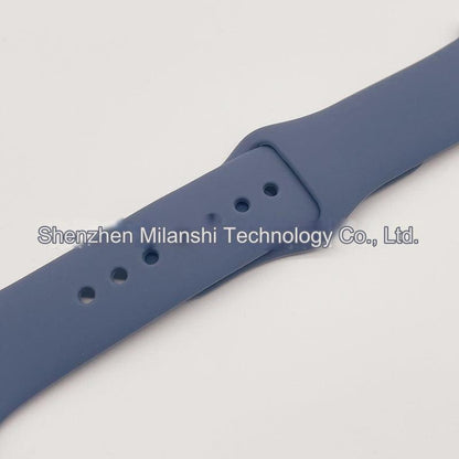 Premium Silicone Sports Watch Band for Apple Watch Series 4-9, SE, and Ultra 2 - Stylish, Durable, and Comfortable Replacement Straps