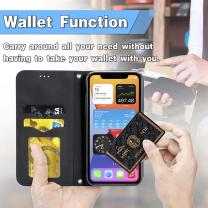 Premium Magnetic Flip Case for iPhone 16 Pro Max & Samsung S24 Ultra | Leather & TPU with Hidden Stand