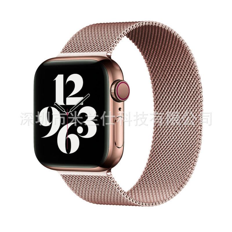 Premium Metal Milanese Loop Band for Apple Watch Series 1-9 & SE - Stylish, Adjustable & Breathable | Multiple Colors Available