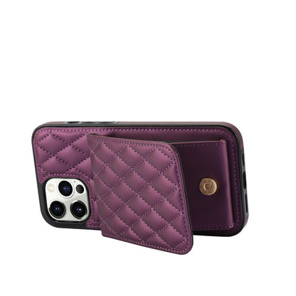 Luxury Crossbody Phone Case for iPhone and Samsung - Stylish PU Leather with Card Holder and Strap