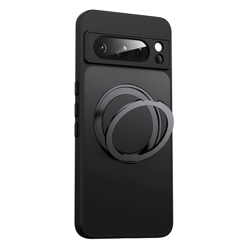 360-Degree Rotating Stand Case for Google Pixel 8/8A/8 Pro - Shockproof, Magnetic, and Fingerprint-Resistant