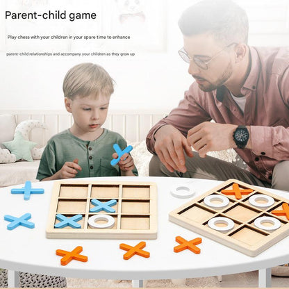 Wooden Tic Tac Toe Game