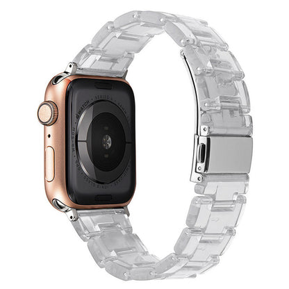 Stylish Natural Resin Apple Watch Band - Compatible with Series 1-9 & Ultra Models