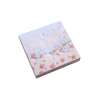 decorative memo pad with painting