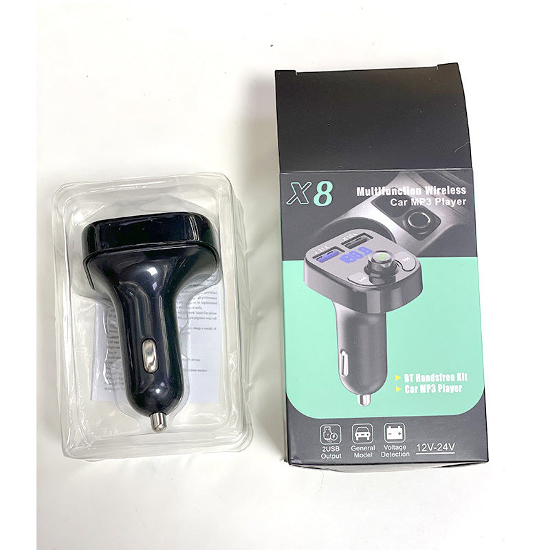 X8 branded car Bluetooth adapter display