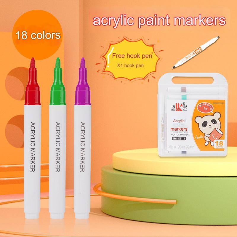 vibrant oil-based markers