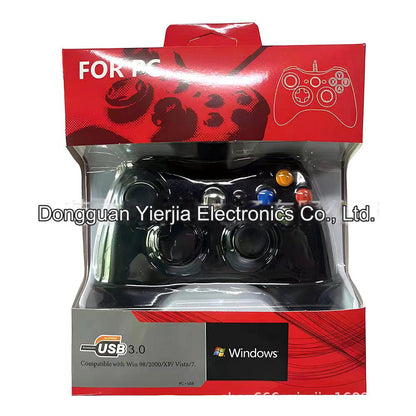 Eyierjia Wired Gaming Controller for PC, Xbox 360, PS3 - Vibrant Colors & Ergonomic Design