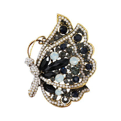 colorful butterfly brooch for women