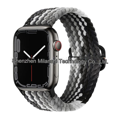 Premium Nylon Woven Watch Band for Apple Watch Series 4, 5, 6, 7, 8, SE, Ultra - Adjustable, Sporty Design