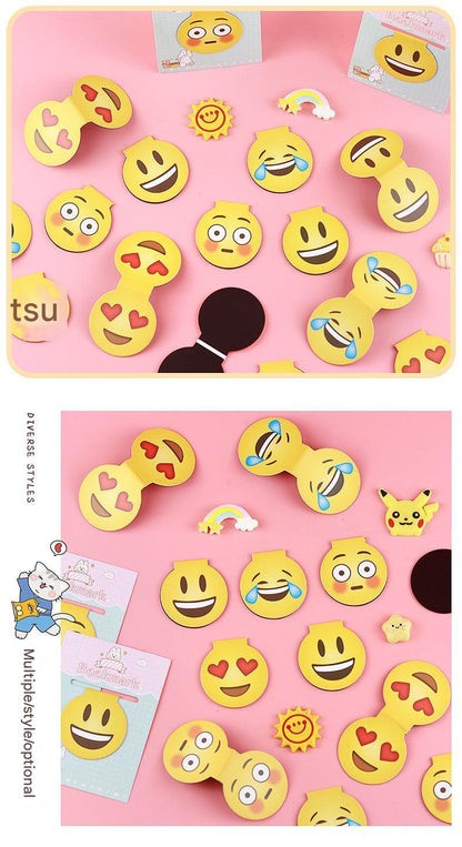 heart eyes cartoon magnetic bookmark