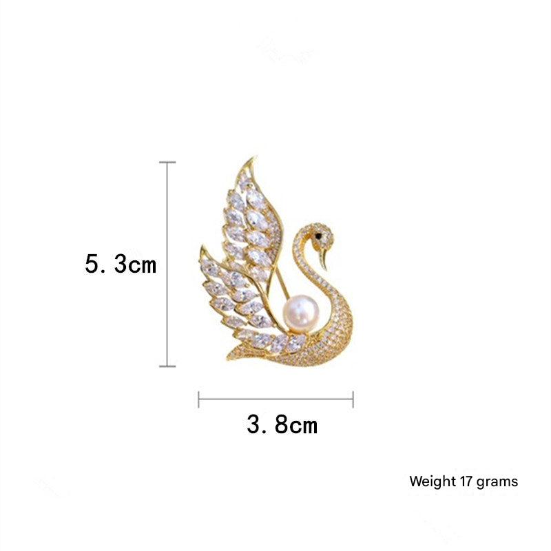 Close-up of swan embellishment image 3