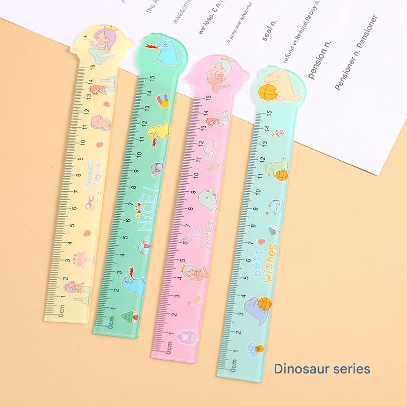 educational measuring tool plastic ruler