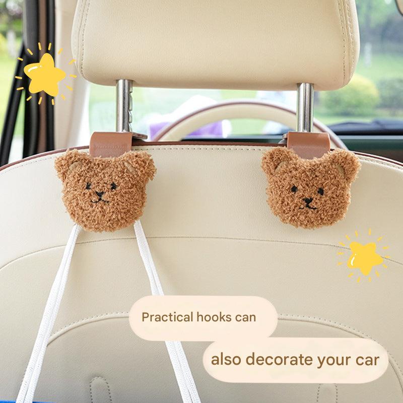 cartoon bear car hook packaging image