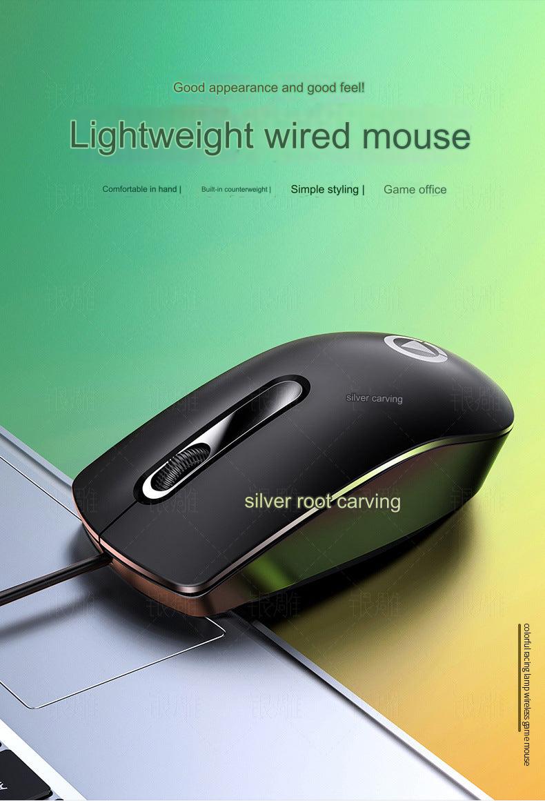 G9 Pink Wired Gaming Mouse - Ergonomic USB Optical Mouse for Laptops & PCs