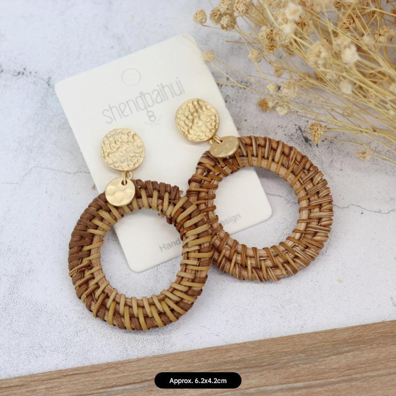 Colorful Boho Drop Earrings Image 2