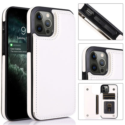 Premium TPU Wallet Case for iPhone 15 & 14 Series – Stylish, Shockproof, Multi-Card Holder