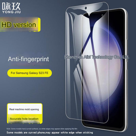 Samsung Galaxy S23 FE Tempered Glass Screen Protector - HD Clear & Anti-Fingerprint | Premium Full Coverage