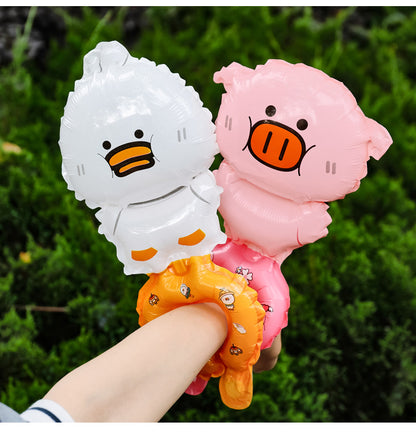 decorative cartoon animals foil balloons set