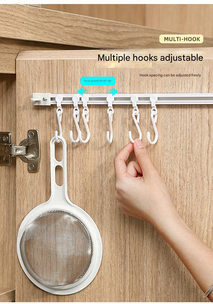 No-drill Installation Hook Rack