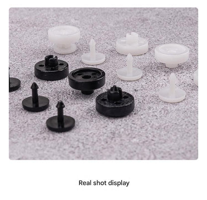 Reusable fasteners for collar and cuff alterations