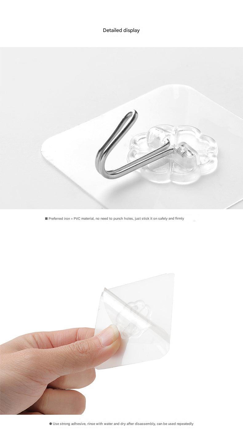 clear wall hooks for multiple uses