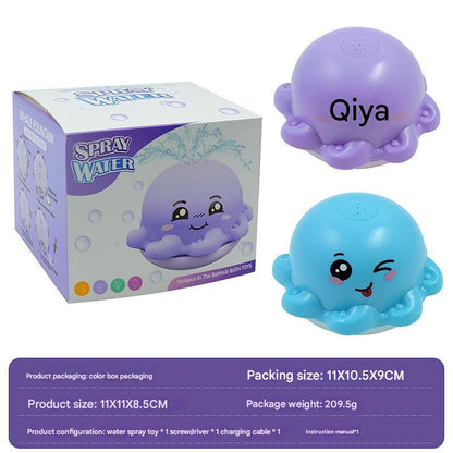 colorful octopus water spray toy